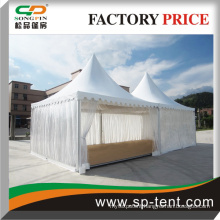 Transparent tent with new design luxury Chinese Pavilion pagoda tent canopy 5x5m gzebo tent wholesale